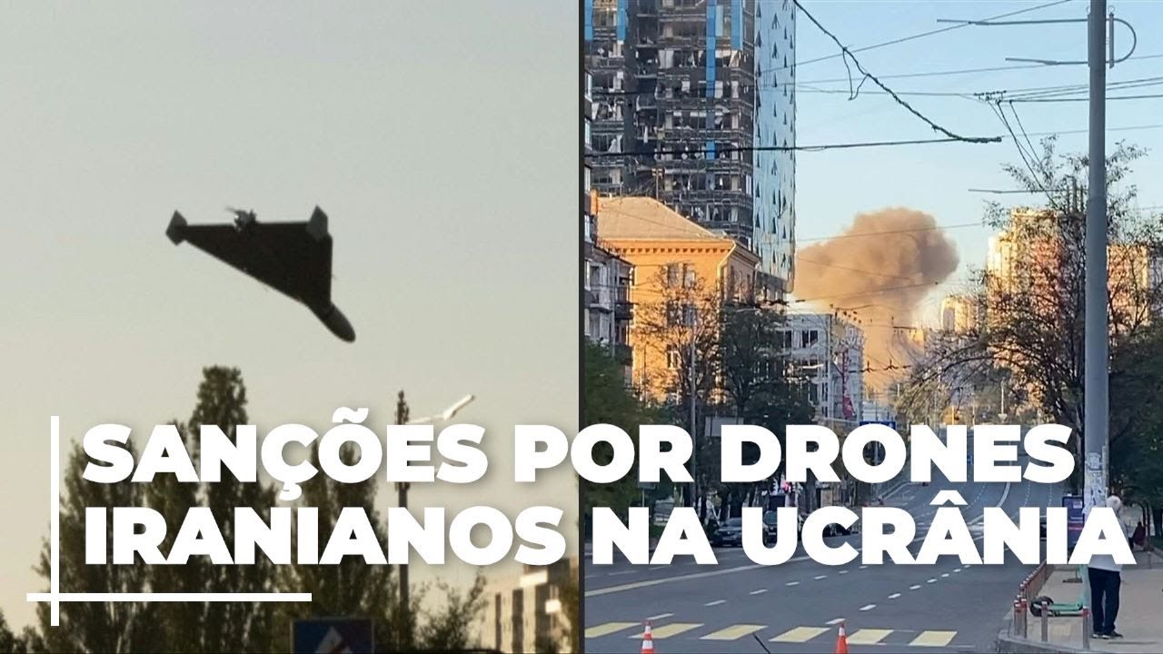 Uni&atilde;o Europeia imp&otilde;e san&ccedil;&otilde;es por drones iranianos na Ucr&acirc;nia