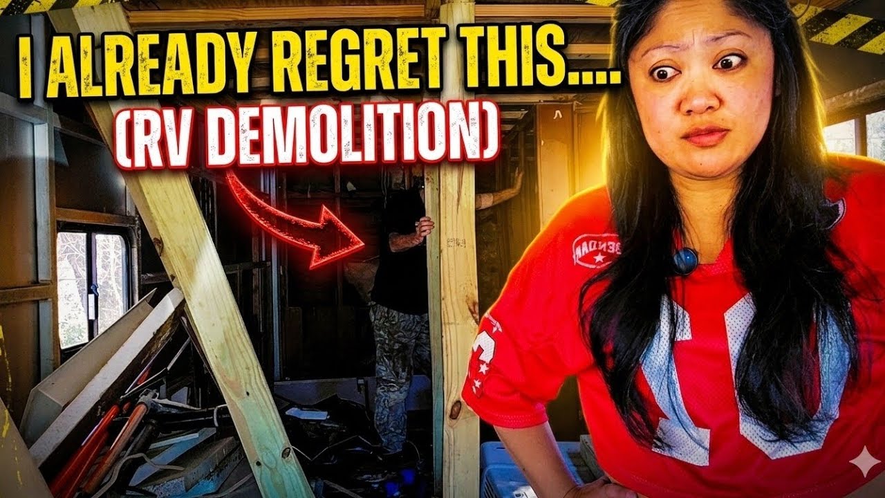 RV Cleaning/Demolation Day!!!