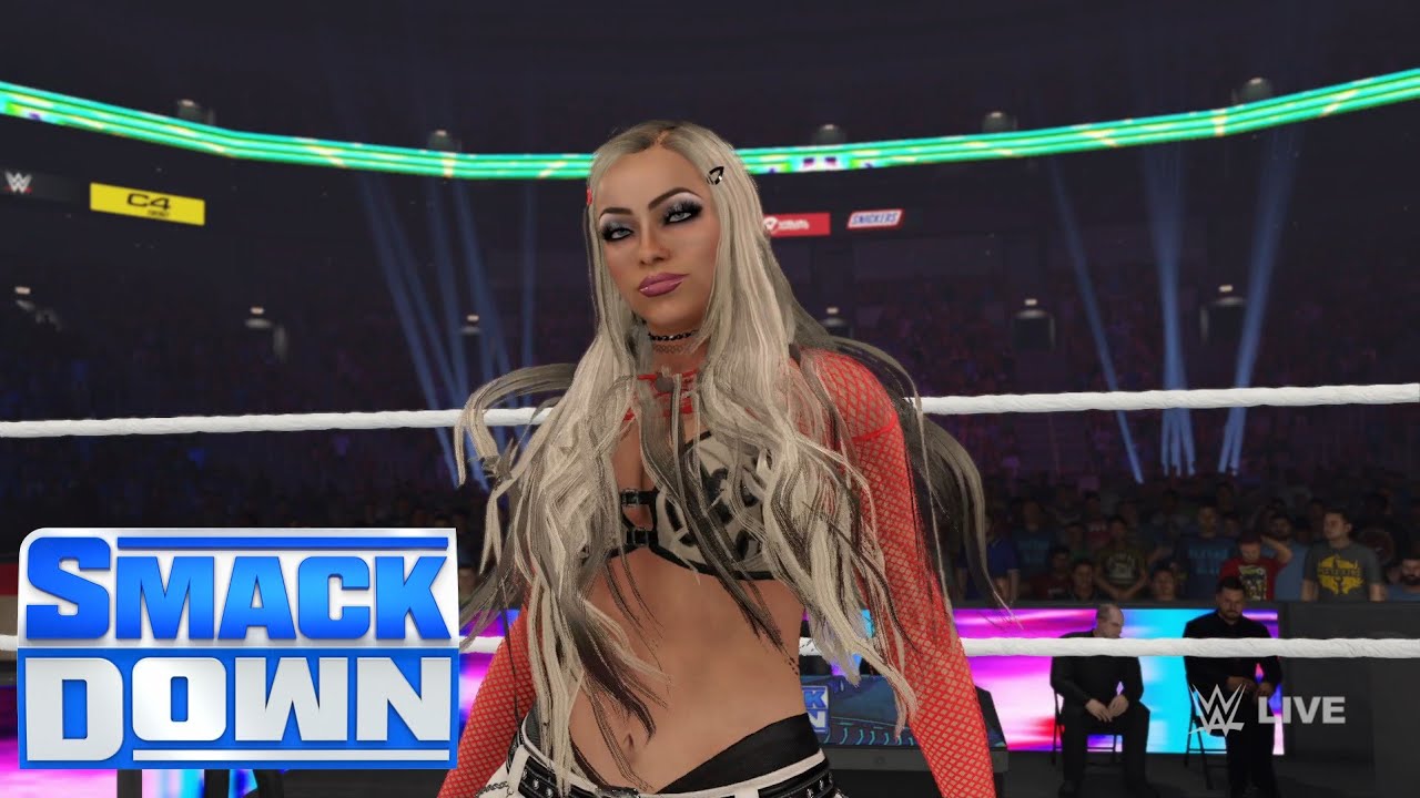 WWE 2K23 SMACKDOWN - LIV MORGAN VS. SHOTZI ELIMINATION CHAMBER QUALIFYING MATCH