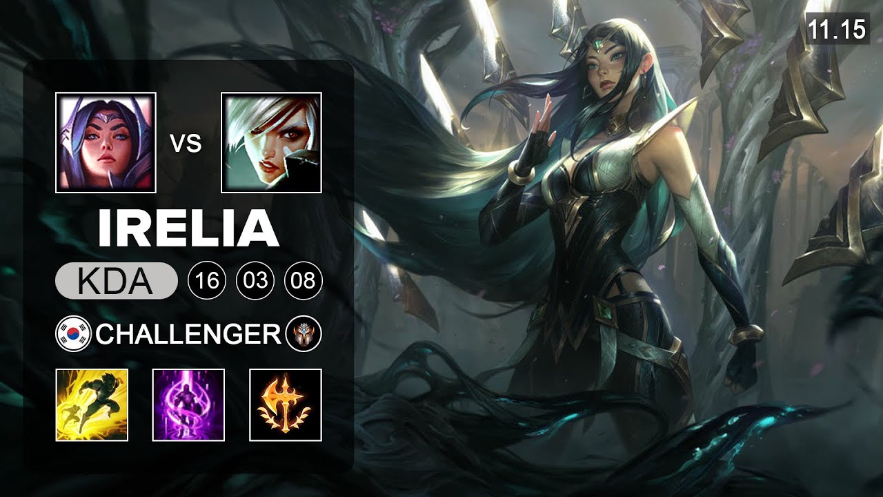 Irelia Top vs Riven - KR Challenger Patch 11.15