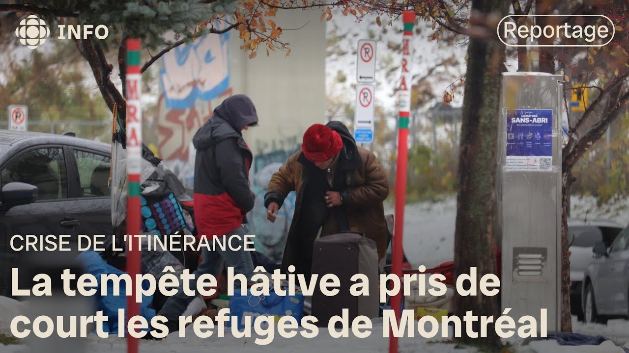 Hiver hâtif : les refuges montréalais débordent déjà