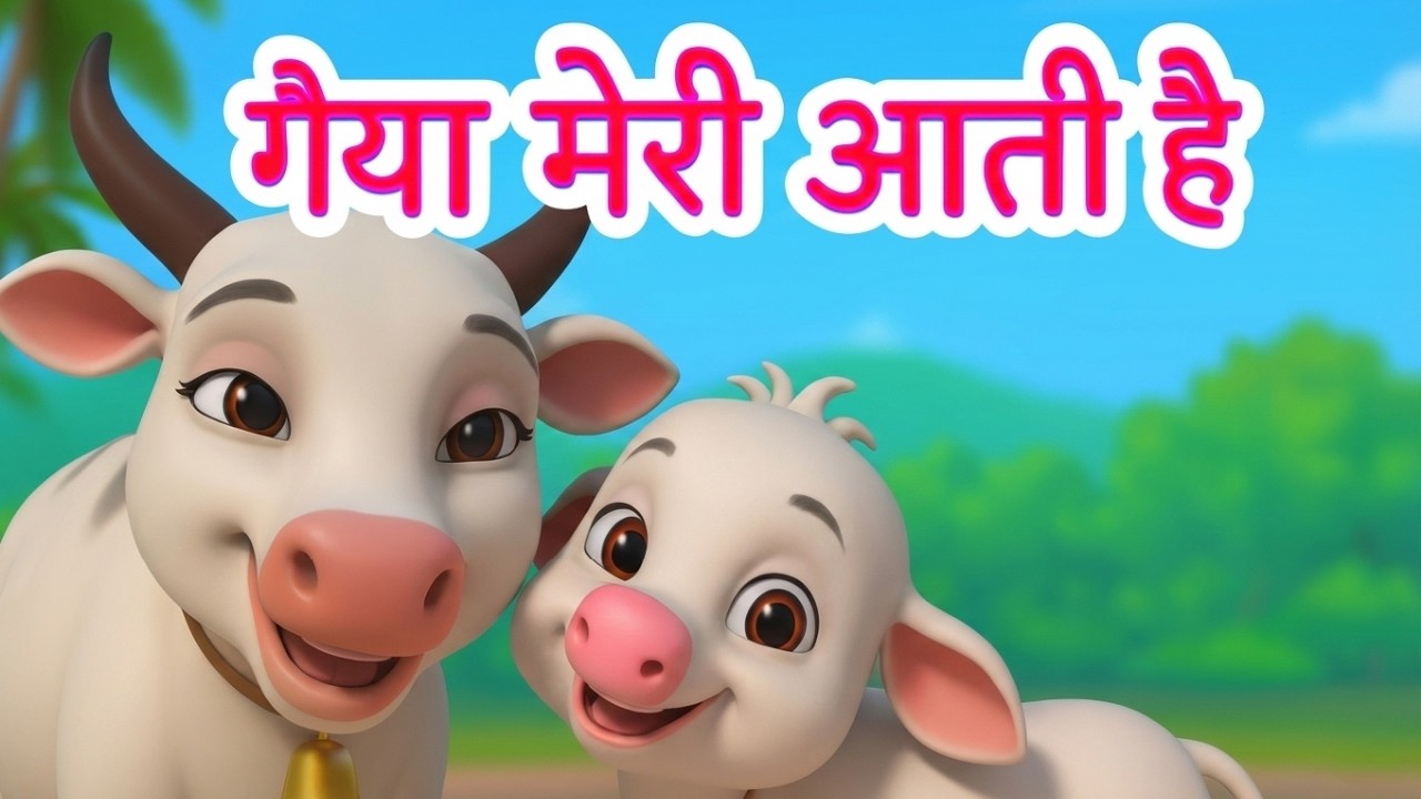 Gaiya Meri Aati Hai | गैया मेरी आती है | गैया मेरी आती है Rhyme for Kids | Jojo Rhymes,nursery rhyme