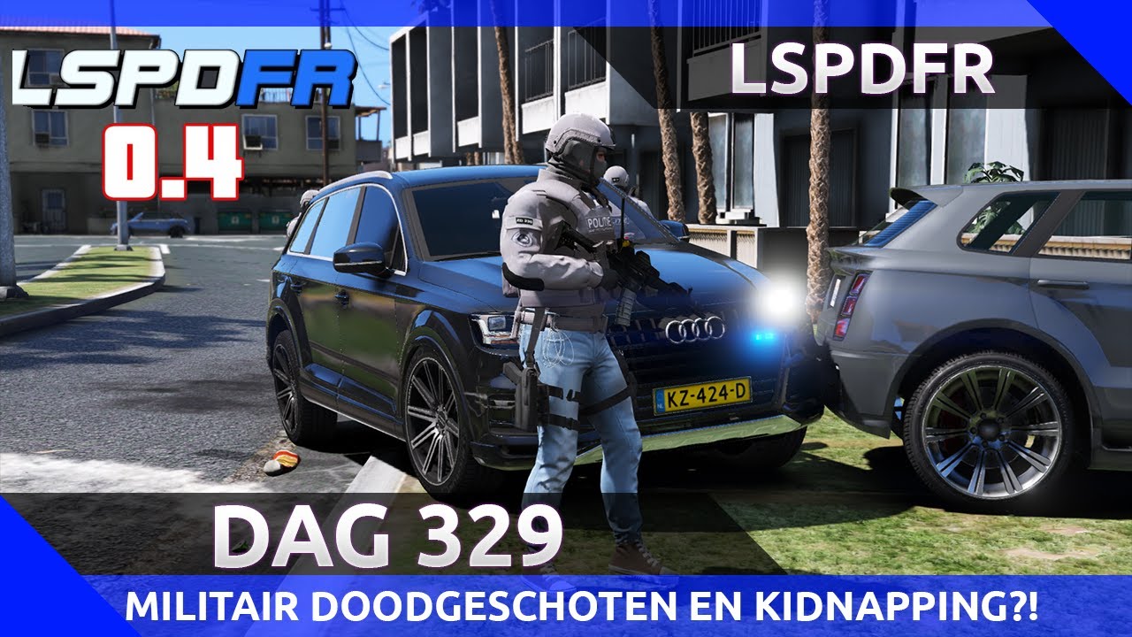 GTA 5 lspdfr dag 329 - Militair schiet op ons en een kidnapping?!