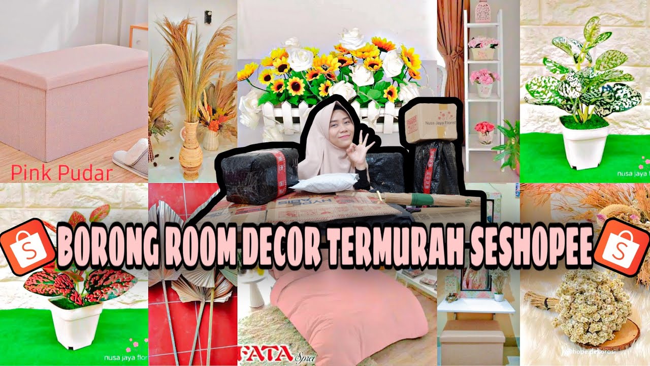 SHOPEE HAUL ROOM DECOR TERMURAH SE-SHOPEE | ROOM DECOR INDONESIA