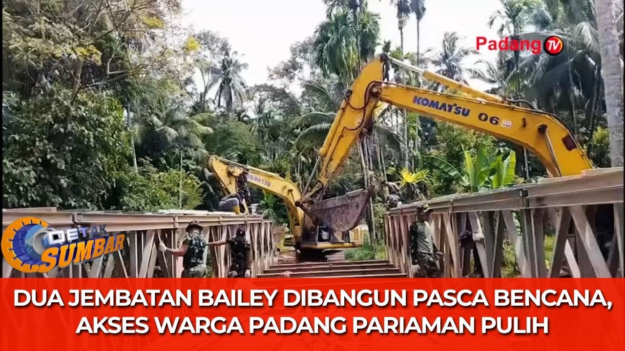 Anak Sekolah hingga Petani Terbantu, Jembatan Bailey Kayu Tanam Sudah Difungsikan