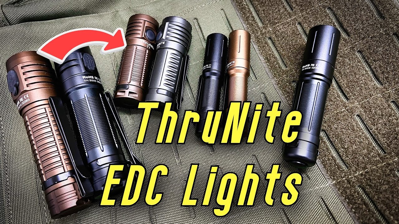 ThruNite EDC Flashlights | My Personal Choices and Philosophy of Use