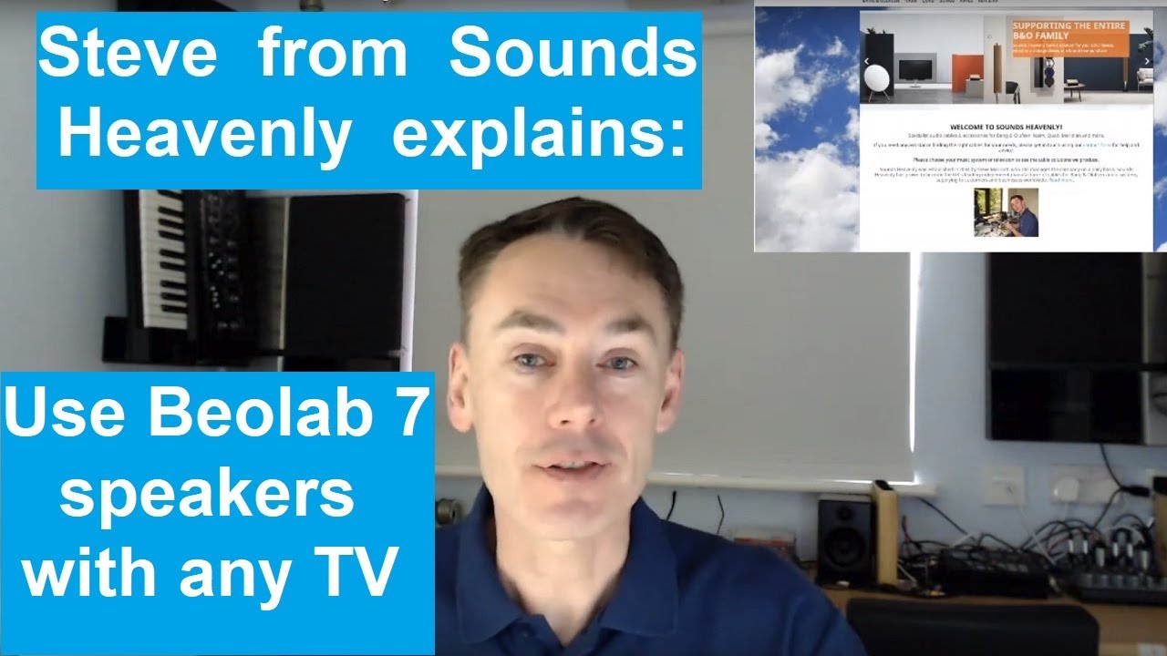 Bang Olufsen Beolab 7 centre speaker - how to connect it to ANY TV explained!