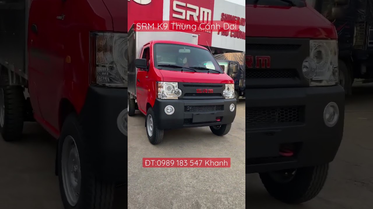 Xe Tải SRM K9 Phiên Bản Thùng Cánh Dơi - Dongben K9. 