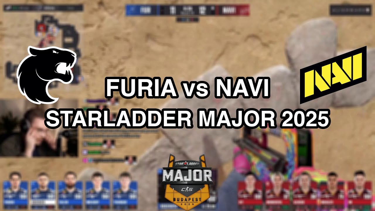 Ohnepixel | FURIA vs NAVI | STARLADDER BUDAPEST MAJOR 2025 | QUARTERFINALS | FULL VOD