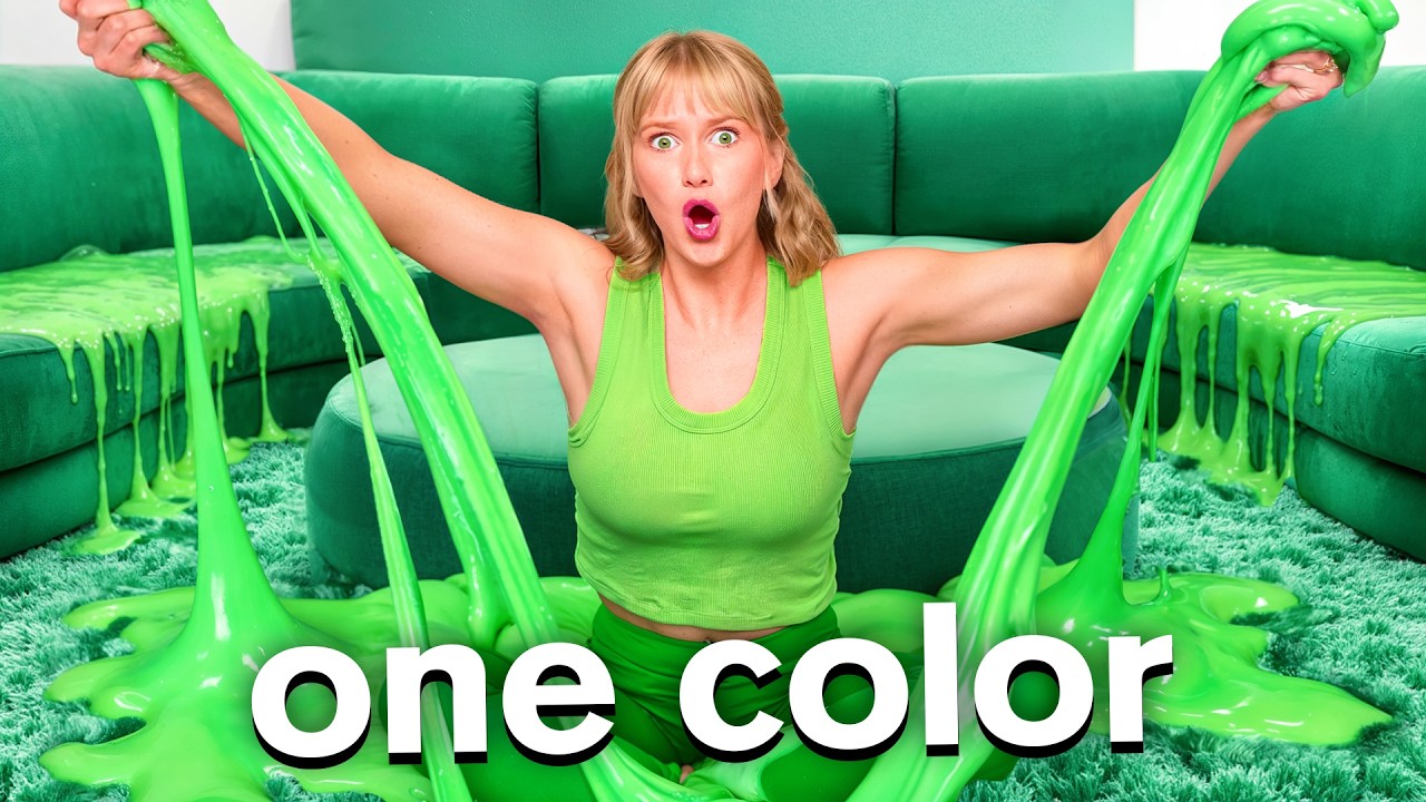 One Color Slime Challenge!