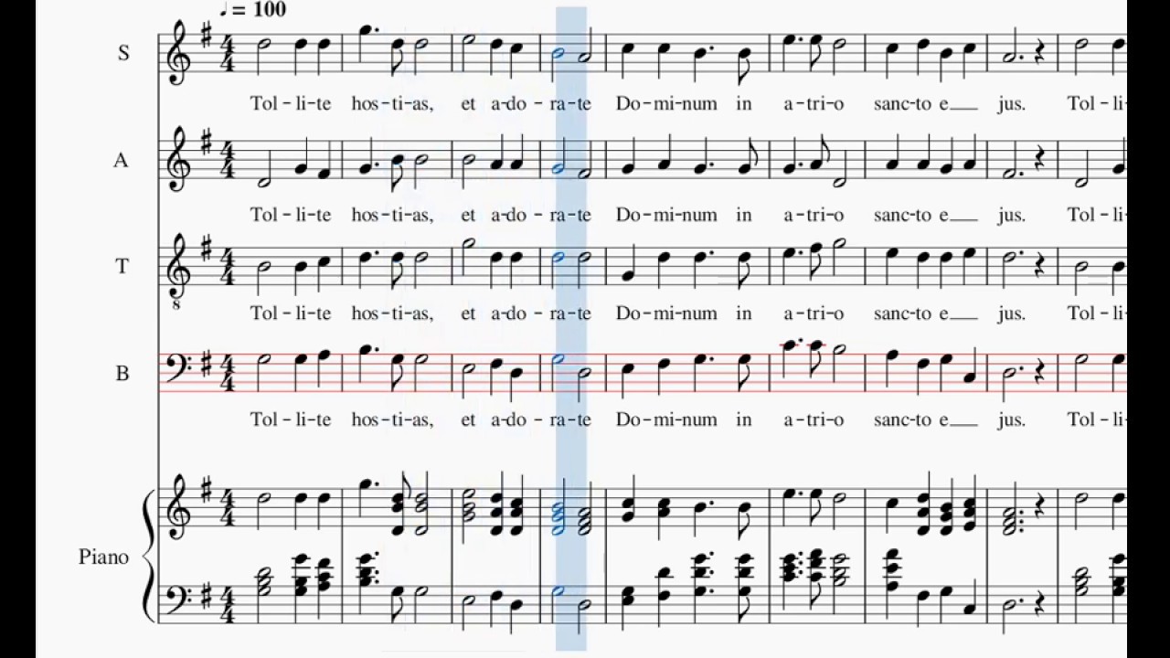 Tollite Hostias, bass, Oratorio de Noël, Camille Saint-Saëns