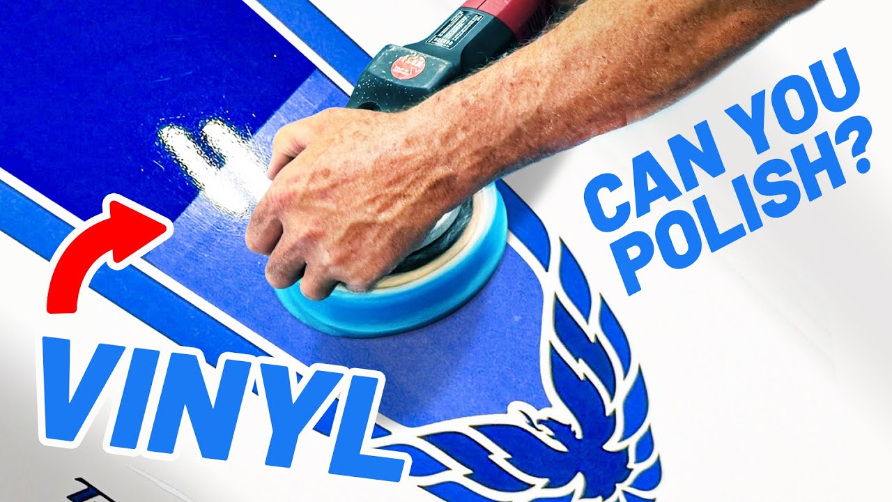 SAVING 27-Year-Old Factory Vinyl Graphics via Machine Polishing