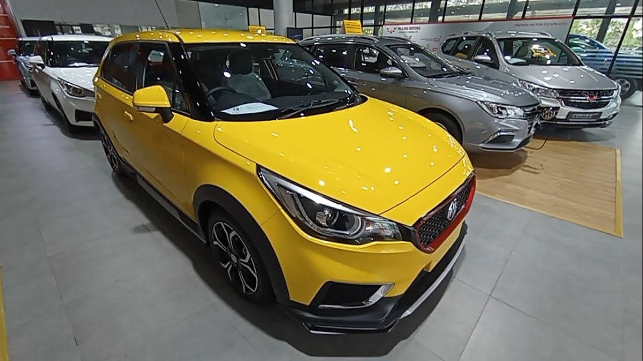 MG 3 hatchback DEL bodykits 1.5 4AT yellow walkaround exterior and interior (Brunei)