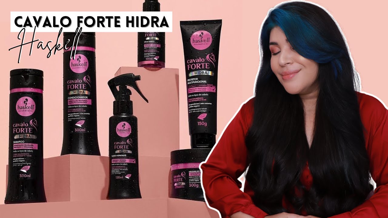 🐴 CAVALO FORTE HIDRA HASKELL: Hidratação profunda, força e vitalidade para os cabelos