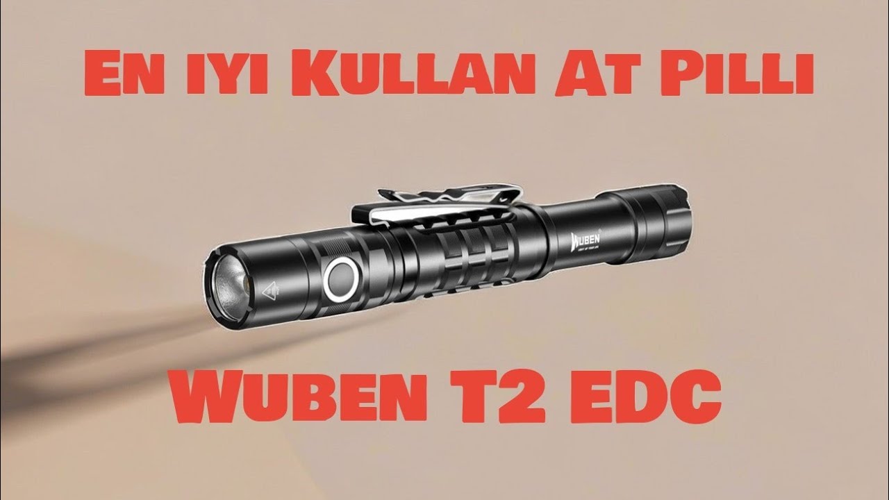 Wuben T2 EDC Taktiksel El Feneri. En İyi Kullan At Pilli. 