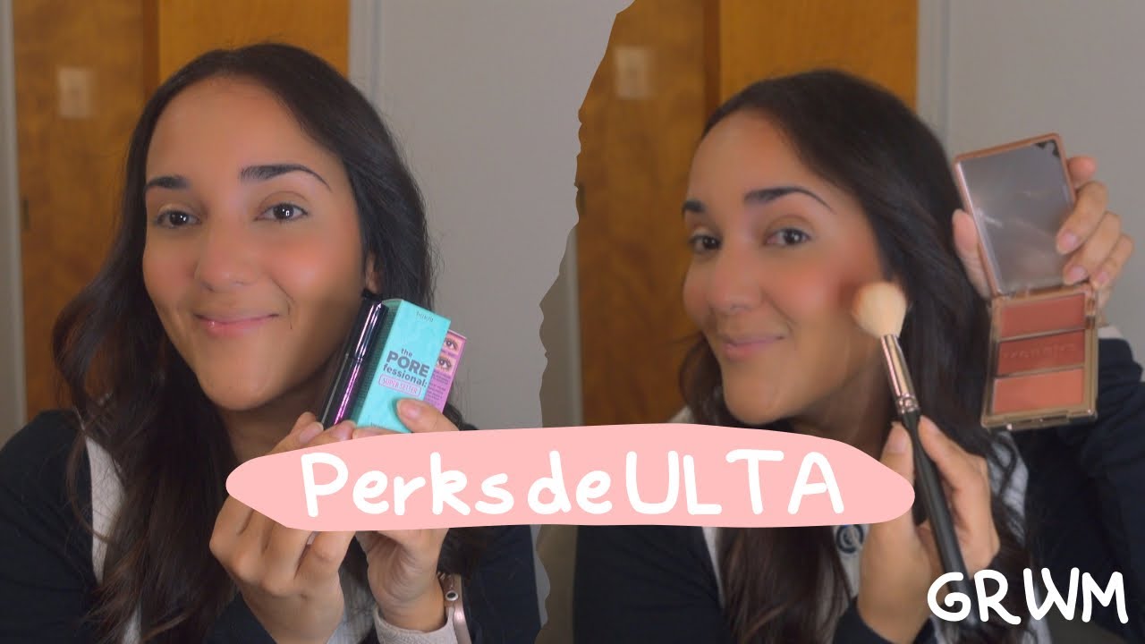 GRWM | Perks de trabajar en Ulta 💄 Mis descuentos + probando Benefit