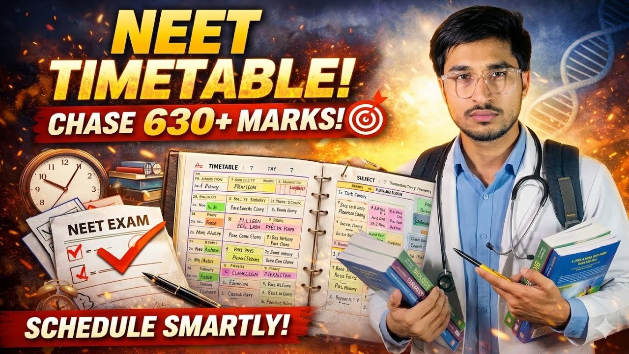 630+ in NEET 2026 is Possible 💯 | Smart Study Plan #neet #neet2026 #timetable #nta 