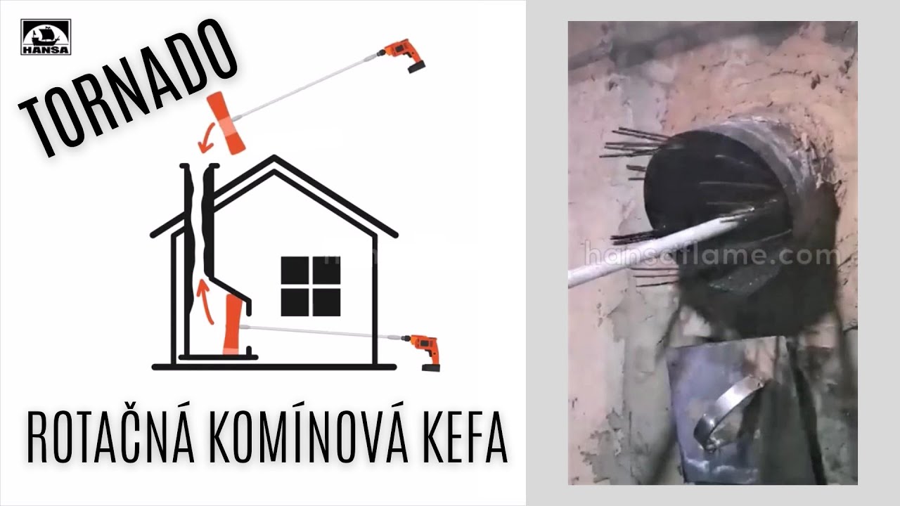 Rotačn&aacute; kefa na čistenie kom&iacute;na TORNADO / cistic-komina.eu
