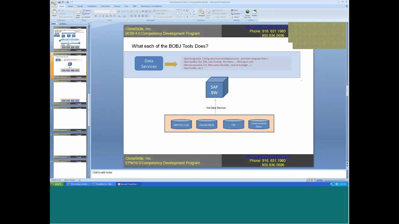 Live Demo - SAP BOBI 4.0