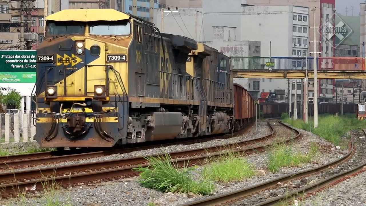 Trens em Barra Mansa (RJ) - Encontro de Ferrovias no Meio da Cidade!