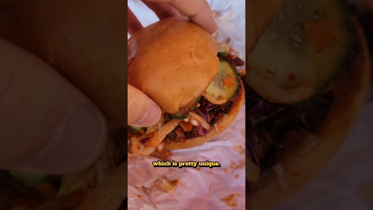American BBQ with a Korean twist! #shorts #food #foodie #travel #korea #bbq