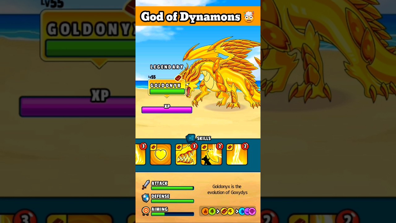Legendary Beast of Gold City 🤯 | Dynamons World Gold City Update | Dynamons World | #shorts