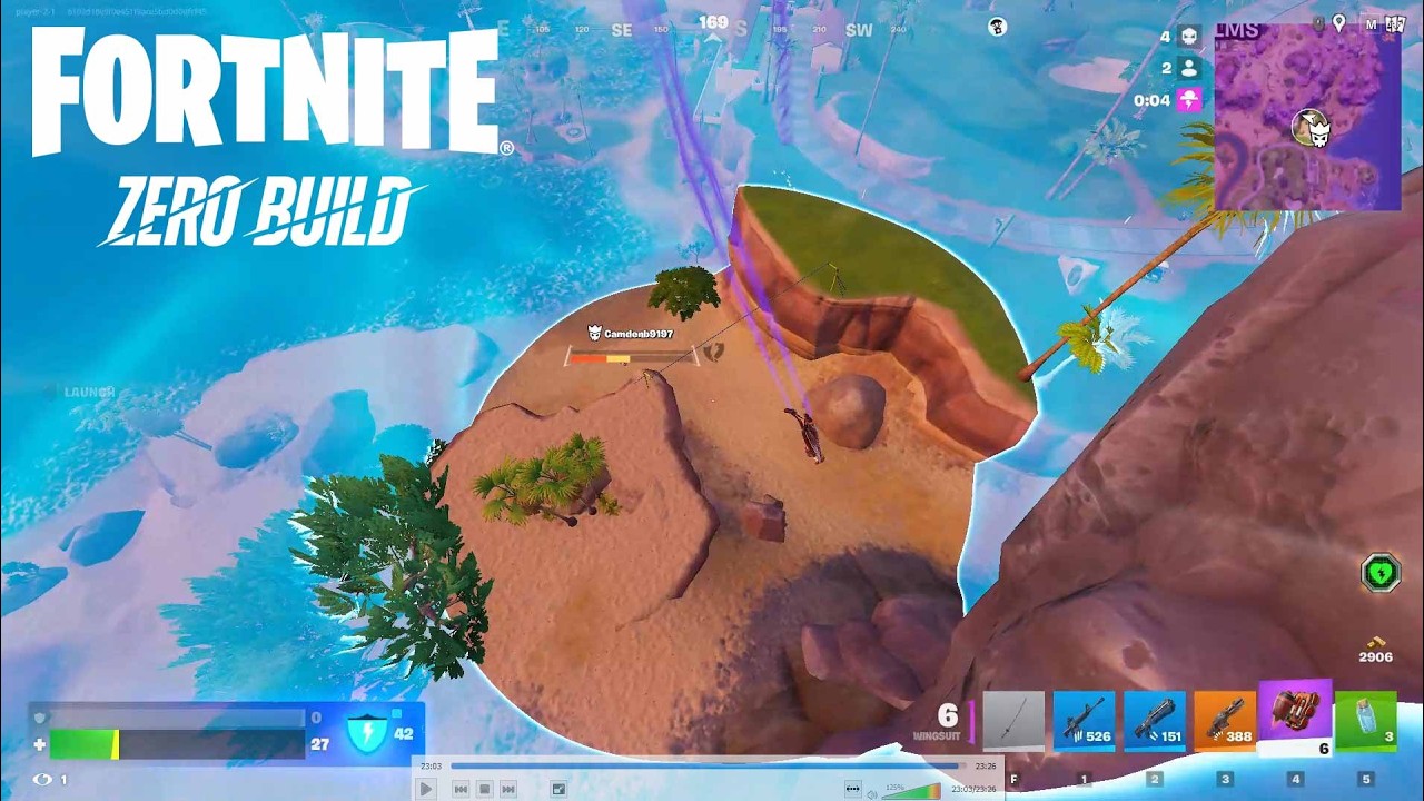 Fortnite Chapter 7 Zero Build - Close one!