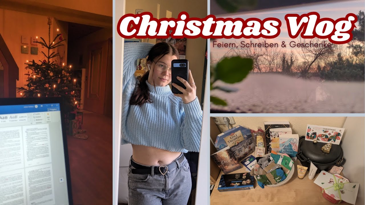 Weihnachten als Autorin 🎁 Geschenke-Haul & Schreibvlog