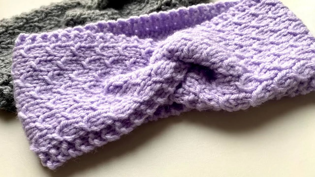 Knitted Headband/ Ear Warmer/ 棒針編織髮帶
