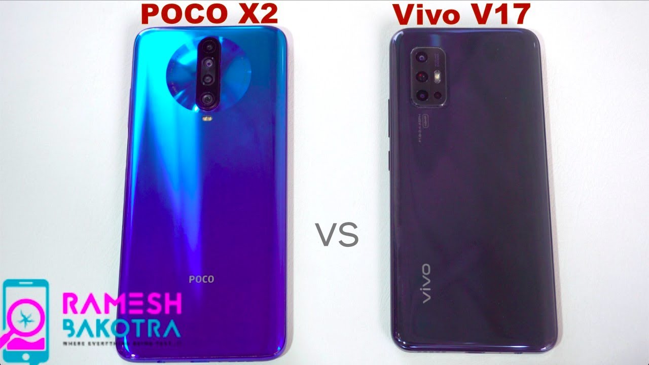 Poco X2 vs Vivo V17 SpeedTest and Camera Comparison
