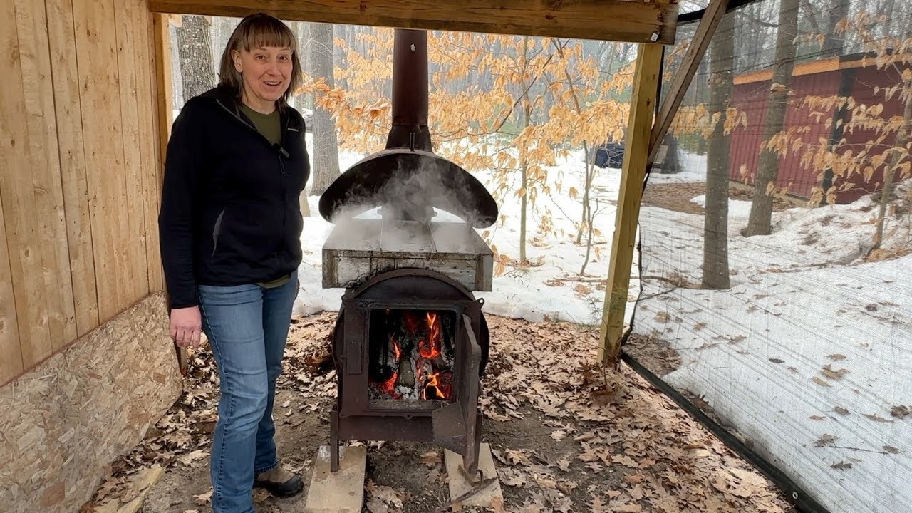 Low Cost Maple Syrup Operation on Off Grid Homestead