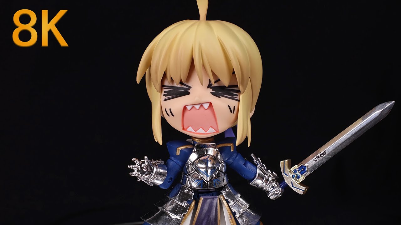 8K Nendoroid Saber : 10th ANNIVERSARY Edition (Fate/stay night) figure unboxing