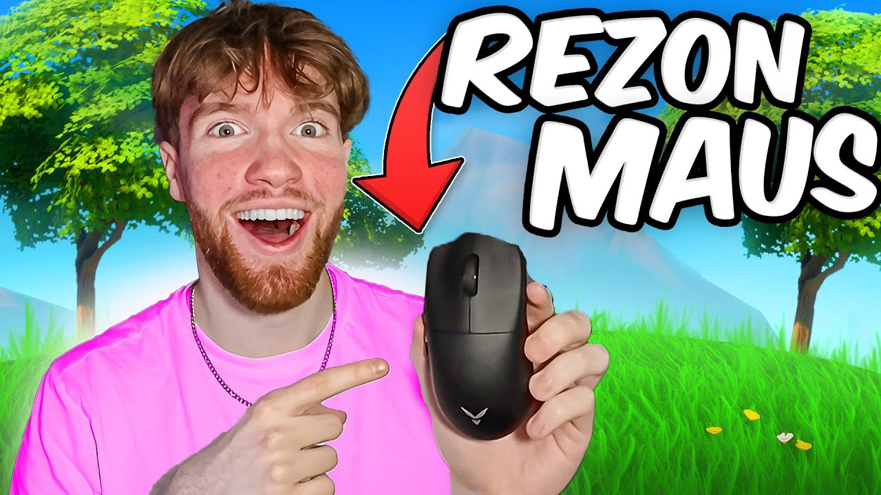 ich TESTE die 130€ REZON MAUS! 😍👀 *BESTE MAUS FÜR FORTNITE*