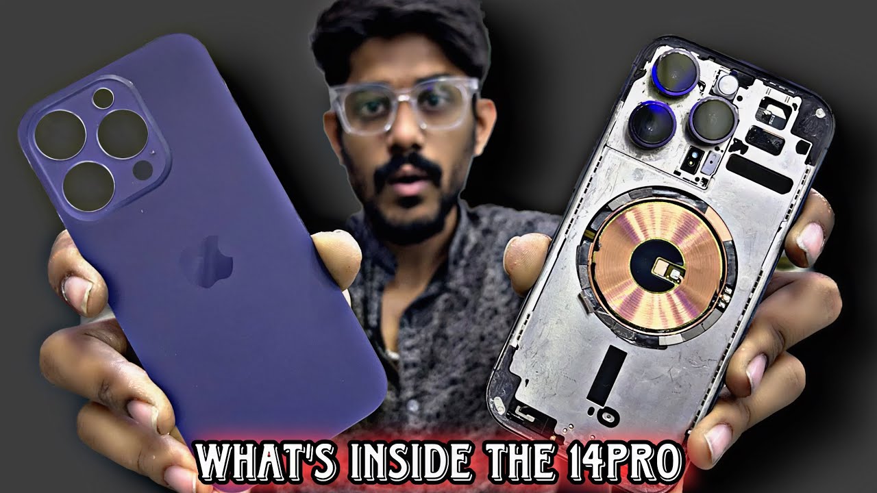 Замена заднего стекла iPhone 14 Pro / Внутренняя сторона 14 Pro