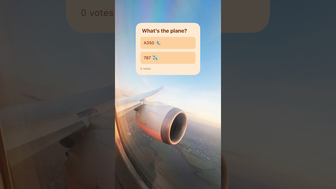 POV: You&rsquo;re On A Plane&hellip; Can You Guess Which One? 👀✈️ #aviation #pov #flying #planespotting