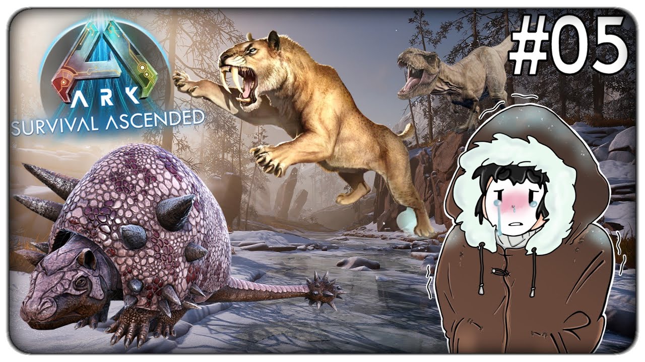 PROVA A NON M0RIRE CONGELATO NEL BIOMA INNEVATO PIENO DI PREDATORI | ARK Survival Ascended ep.05