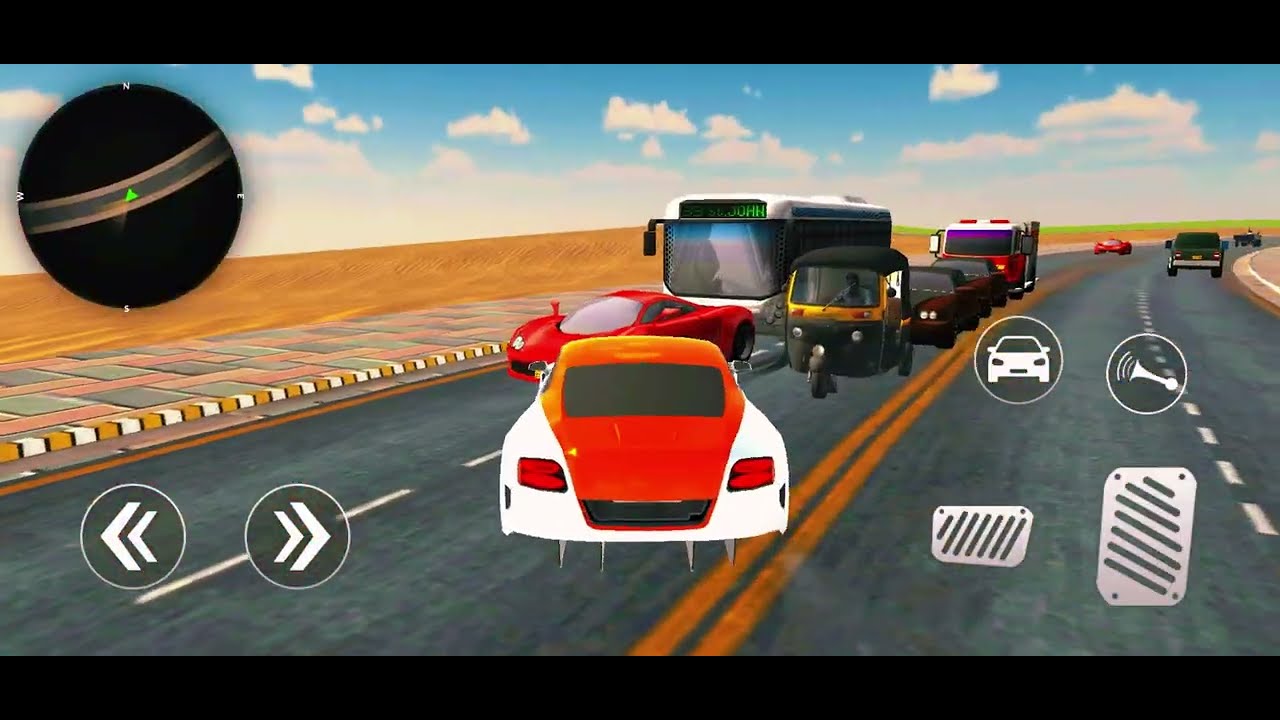 Unloading stone in truck😱 and tractor and that  🚙💥#viral #gaming 🏎️🚕#games 
