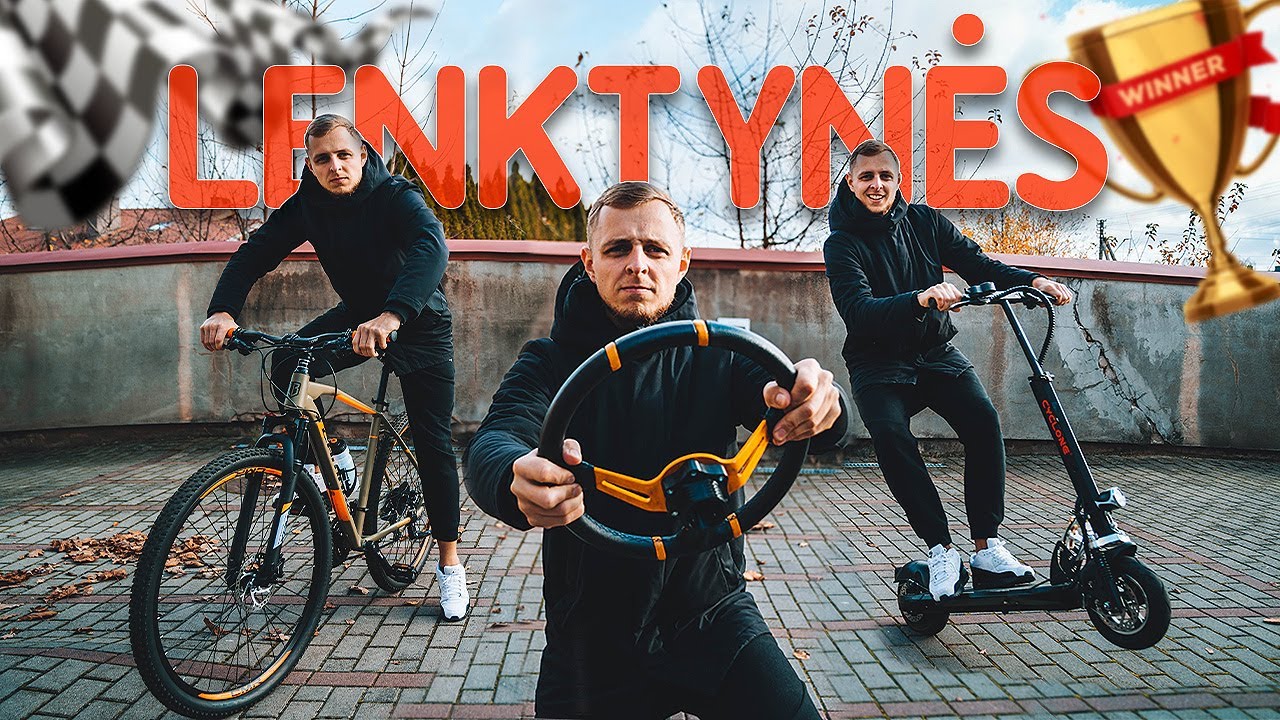Automobilis VS. Paspirtukas VS. Dviratis: KAS GREIČIAU?  | butomis | Pildyk