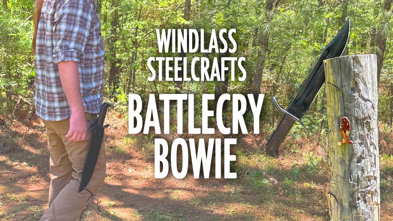 Battlecry Bowie by Windlass Steelcrafts In ACTION