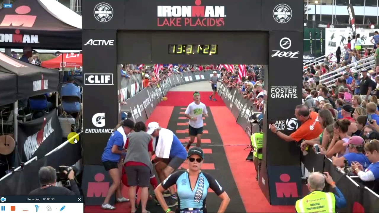 How NOT to celebrate finishing the 2018 Ironman Lake Placid! Broken Foot