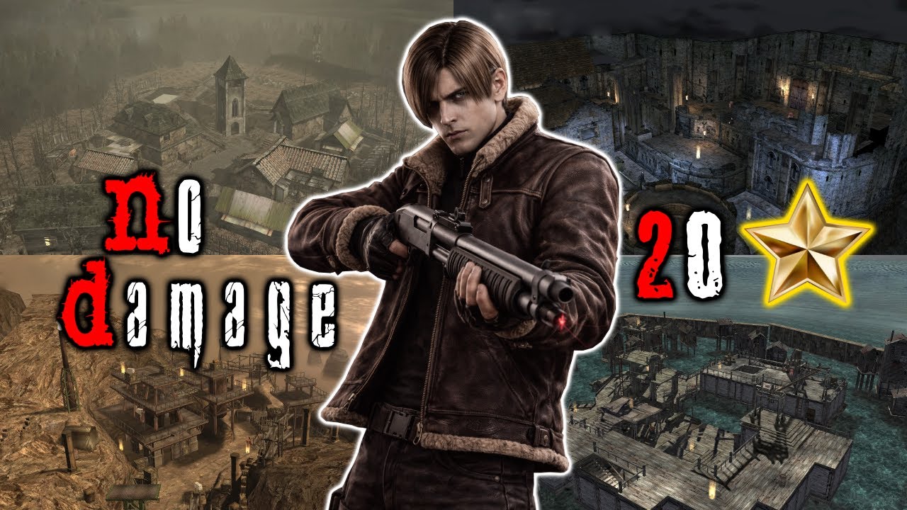 RE4 - No Damage - 20 Stars With Leon [World First]