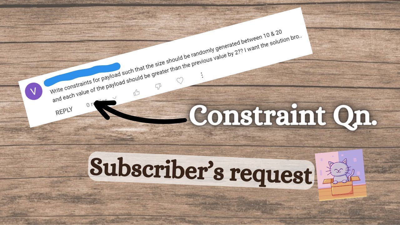 Solving subscriber's Qn | To generate a payload size 10-20 & should twice the current with prev data