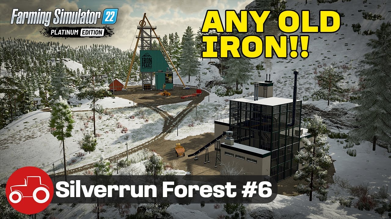 Строительство железной печи в Silverrun Forest Farming Simulator 22 Давайте поиграем в эпизод 6