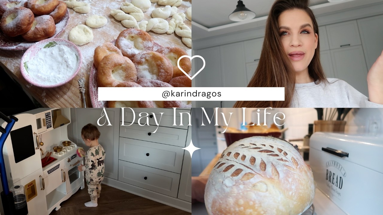 VLOG // fánksütés dédivel, szomorúságaim mostanság & Leó első szava │ Karin Dragos