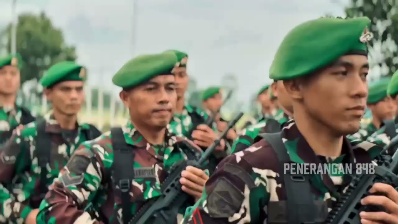 Batalyon Infanteri TP 848/SPC melaksanakan upacara bendera dengan khidmat