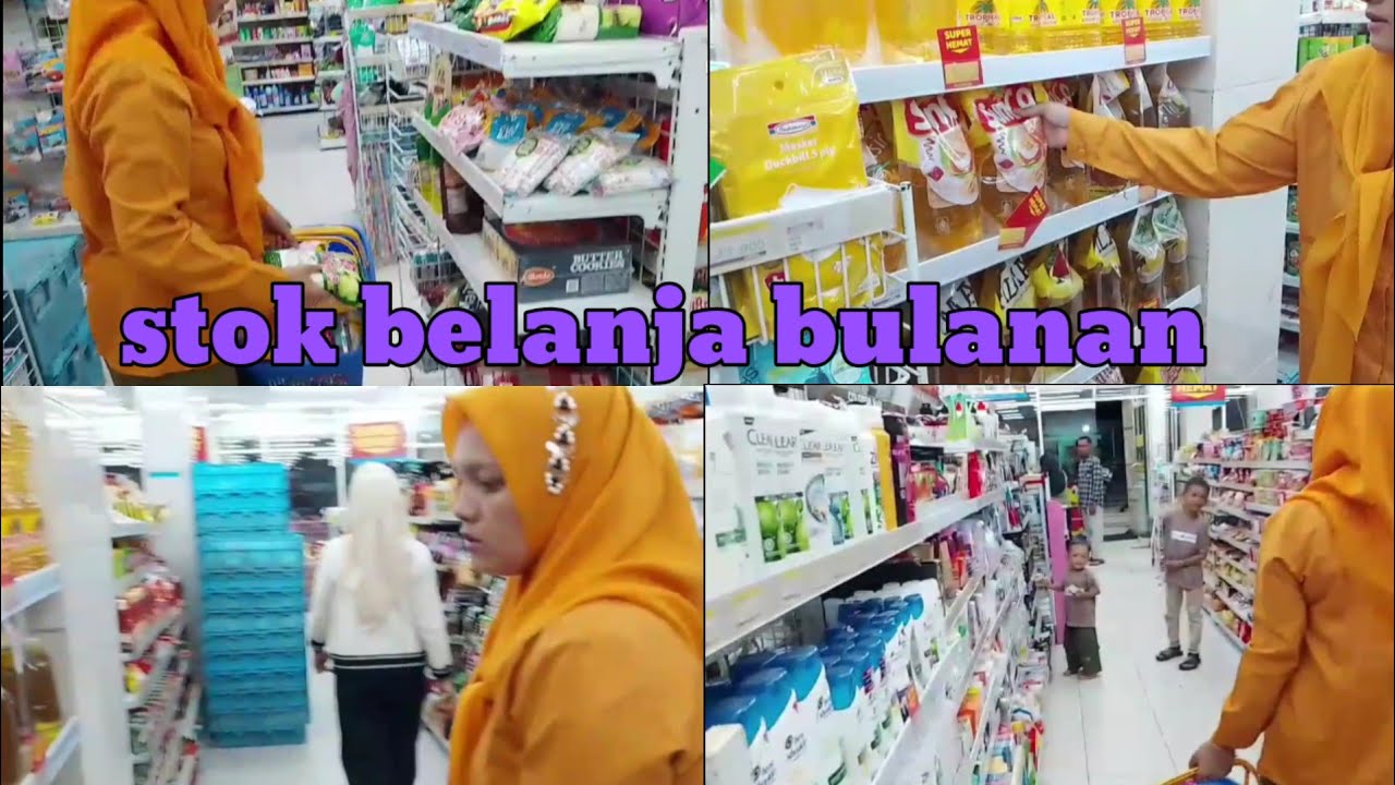 Belanja Bulanan & Bongkar Belanjaan 