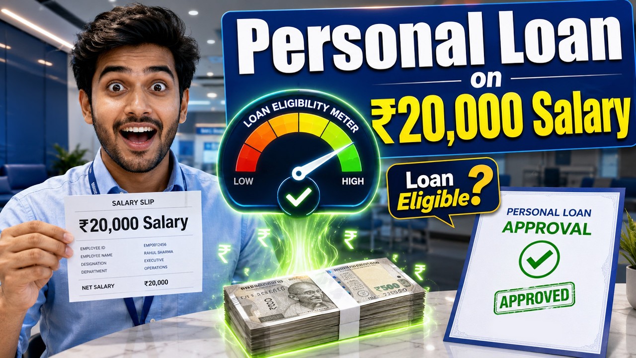 Personal Loan for ₹20,000 Salary &ndash; Eligibility, Amount & How to Apply | Bajaj Markets