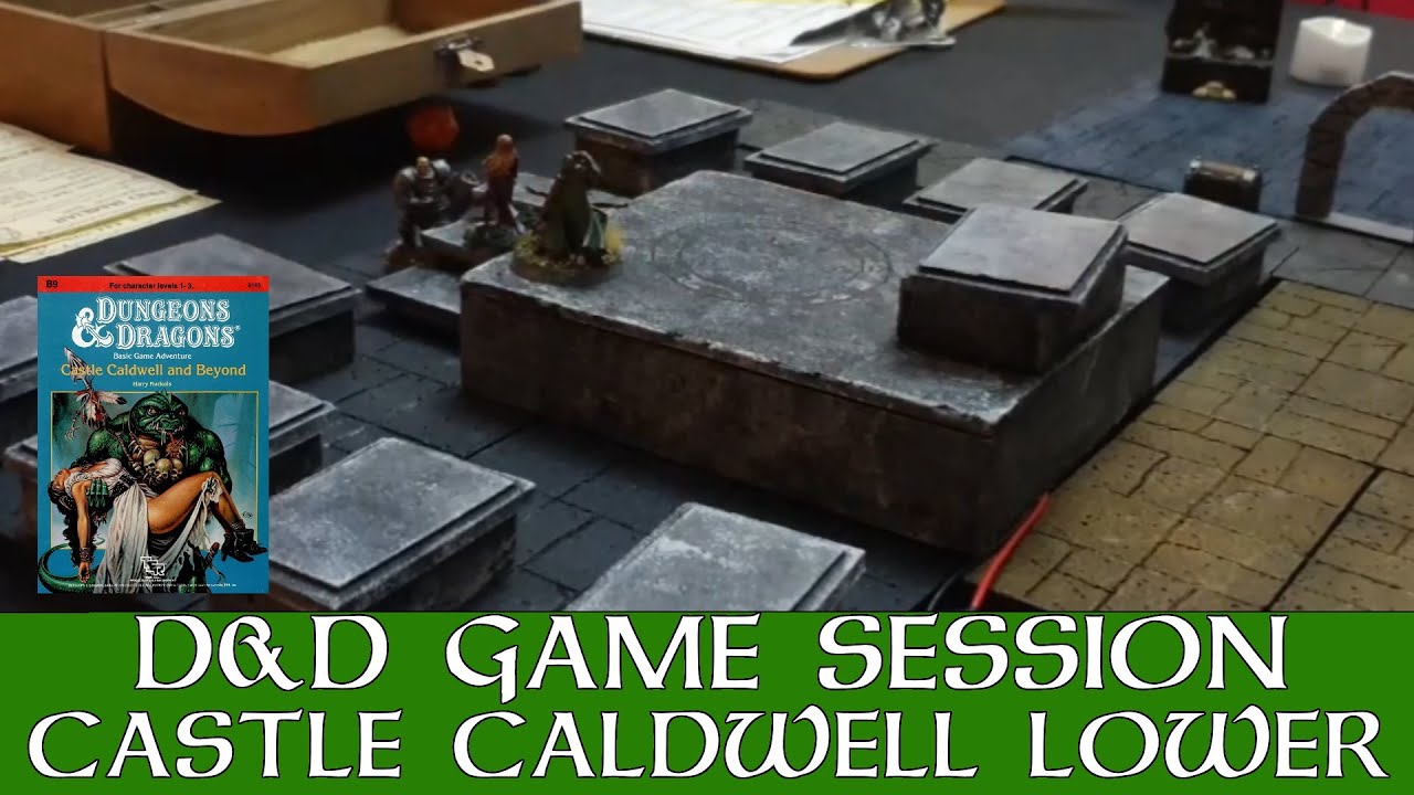 Dungeons and Dragons Mystara Campaign Session 3 - Castle Caldwell Dungeons of Terror