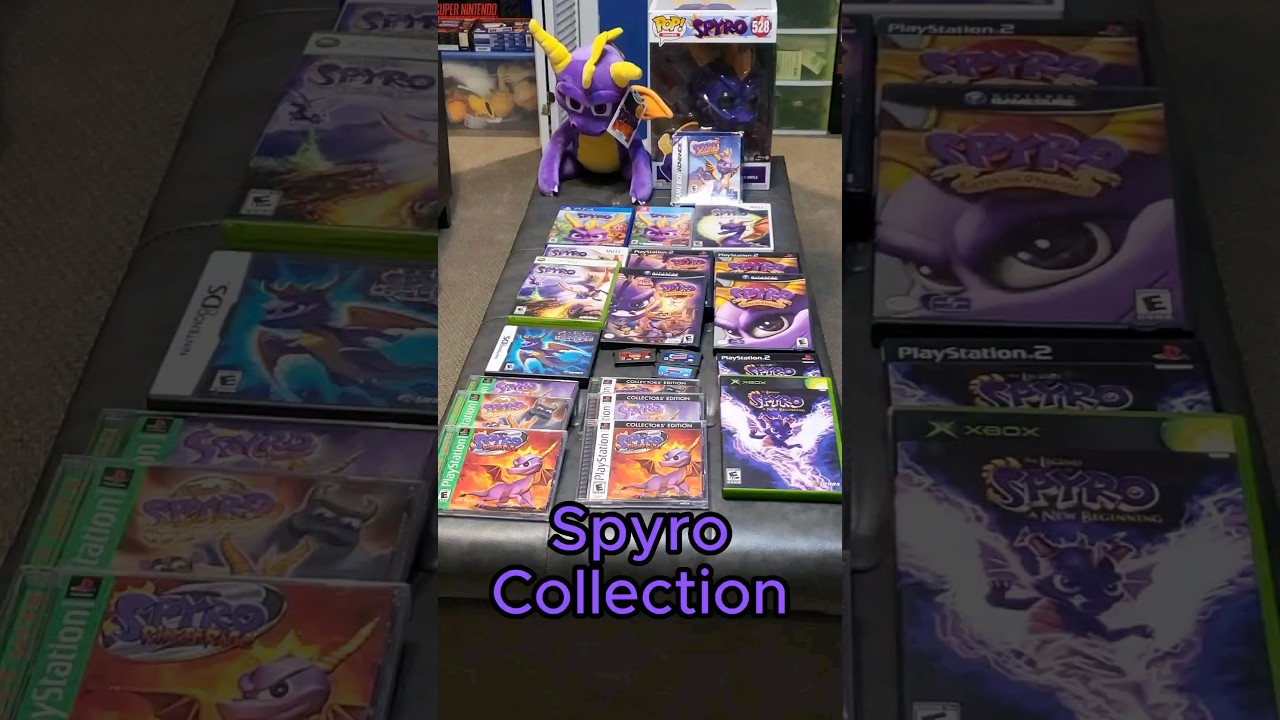 Spyro Collection #spyro #spyroreignitedtrilogy #spyrothedragon #spyro1 #ps1 #switch #gamecube