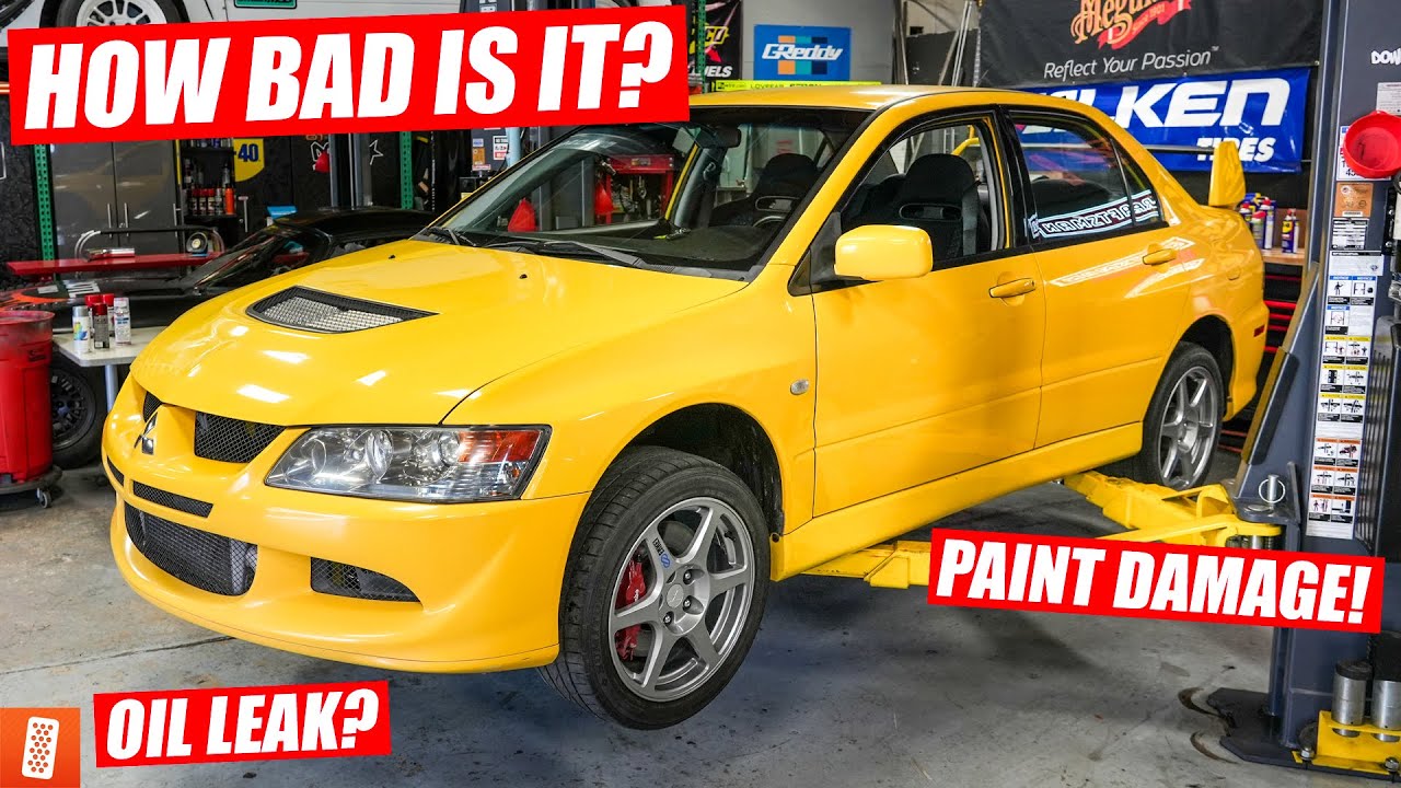 Restoring a Mitsubishi EVO VIII: Deep Inspection & Surprises - Part 1